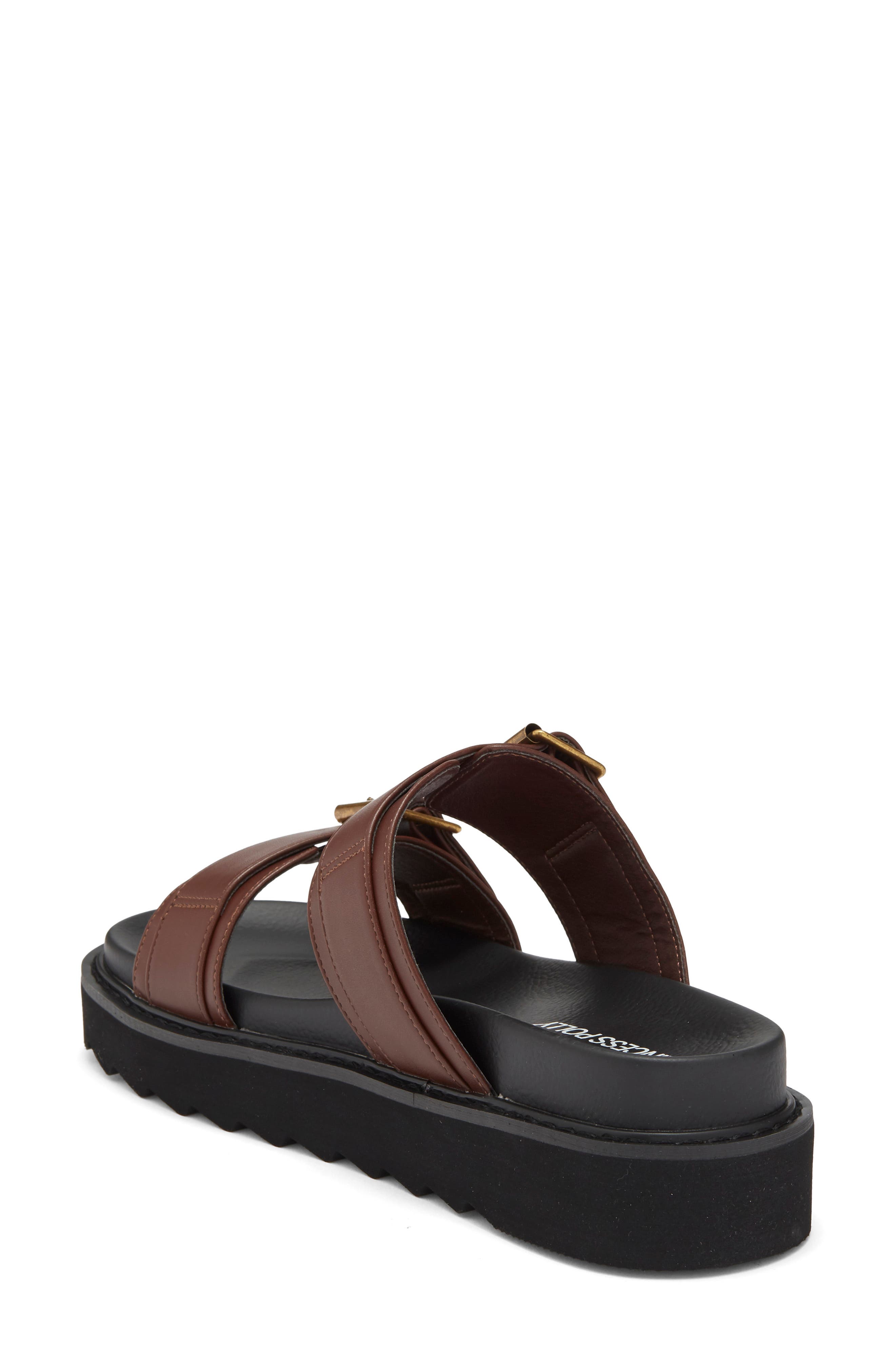 Ma Belle Slide Sandal, Alternate, color, BROWN