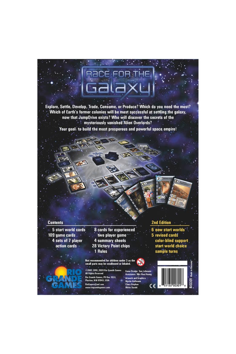 Race for the Galaxy Card Game, Alternate, color, Multicolored
