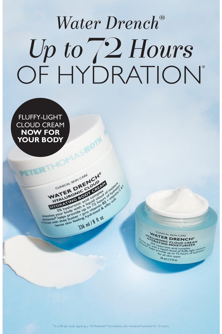 Water Drench® Hyaluronic Cloud Hydrating Body Cream, Alternate, color, NO COLOR