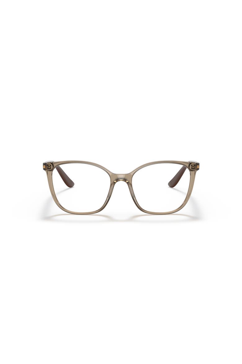 52mm Rectangle optical glasses, Alternate, color, Brown