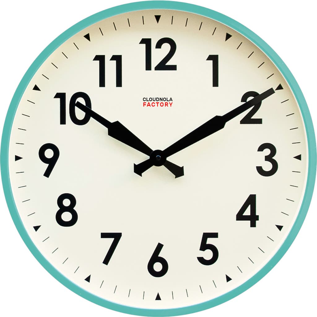 CLOUDNOLA Factory Wall Clock in Turquoise  product