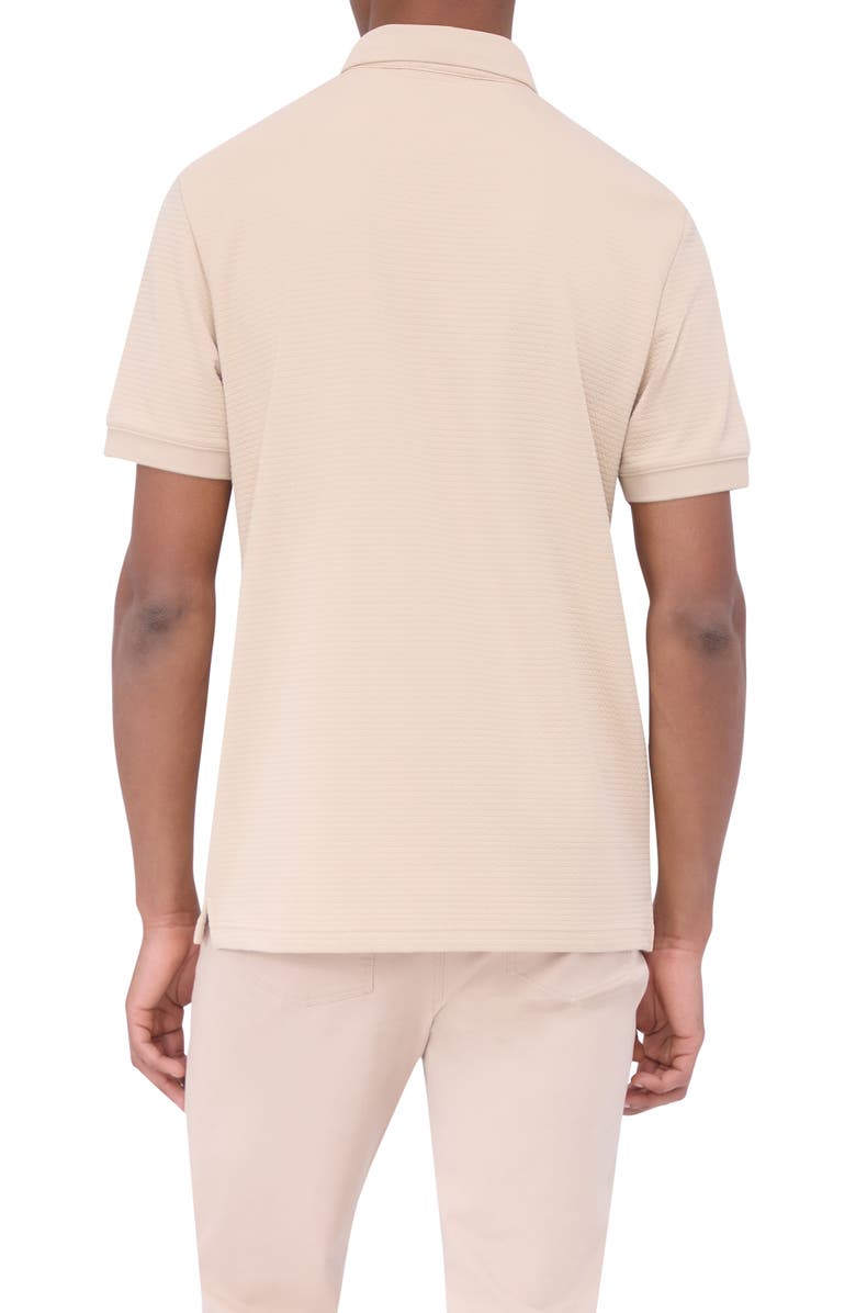 Bugatchi Textured Polo, Alternate, color, Desert