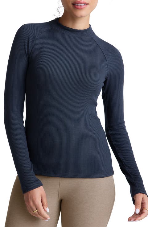 Contours Mock Neck Top