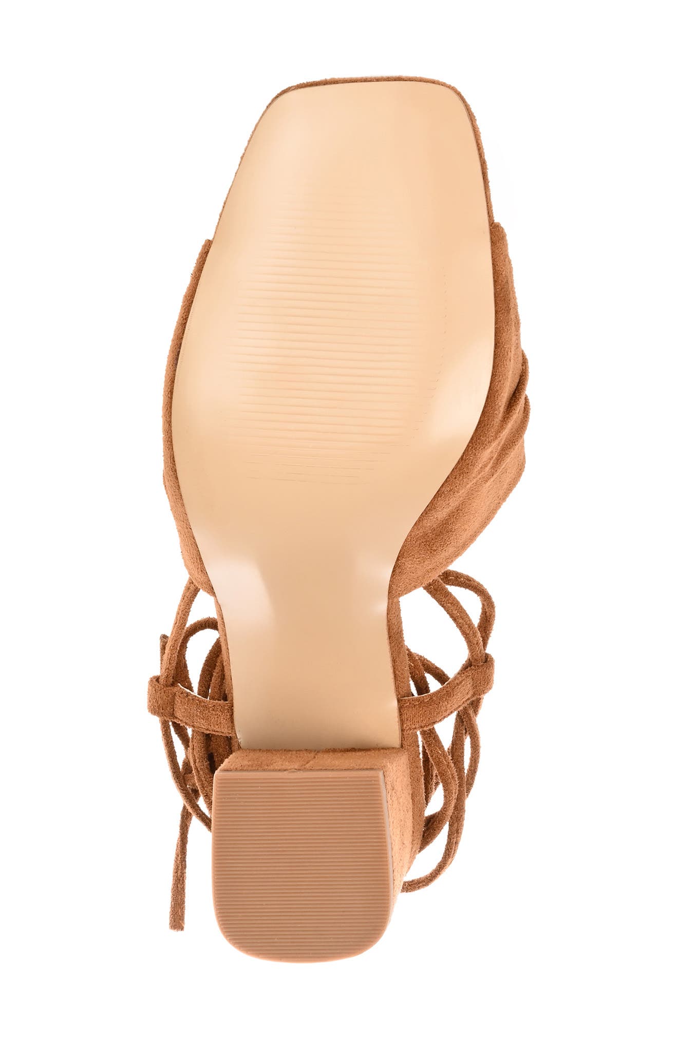 Felisity Vegan Lace-Up Tie Pump, Alternate, color, COGNAC