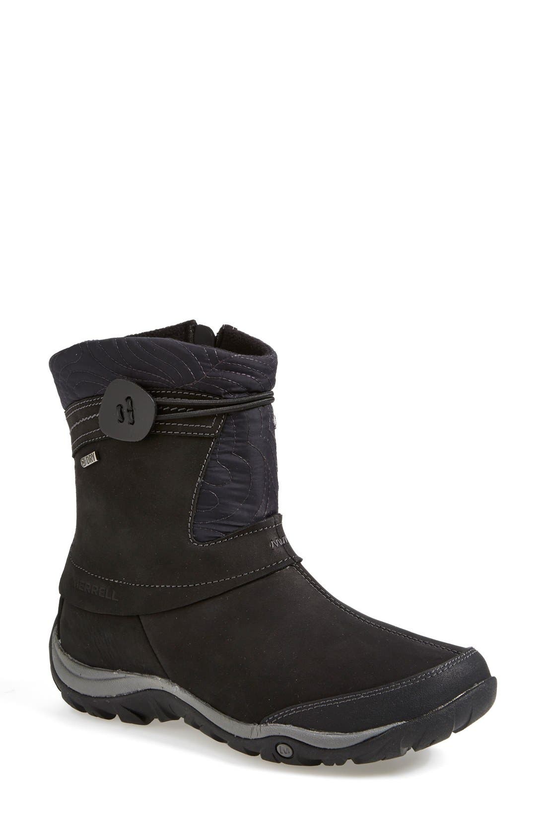 Merrell 'Dewbrook' Waterproof Leather Boot, Main, color, 