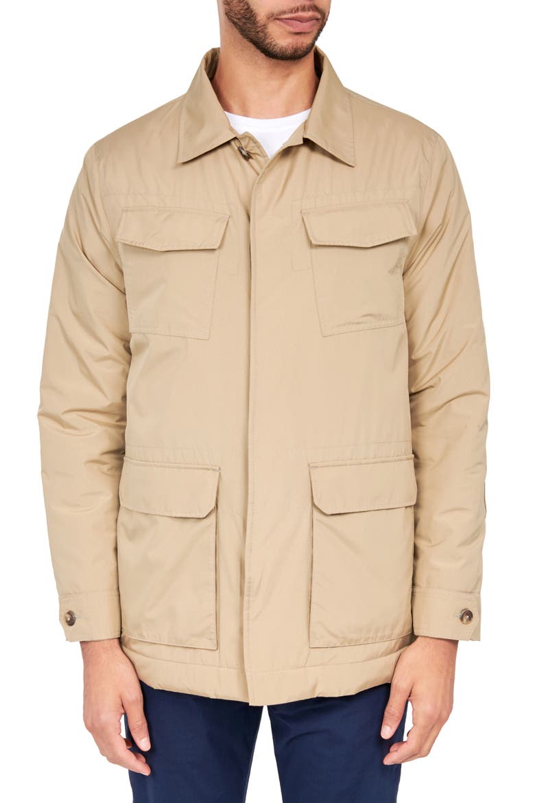 Solid Field Jacket, Main, color, TAN