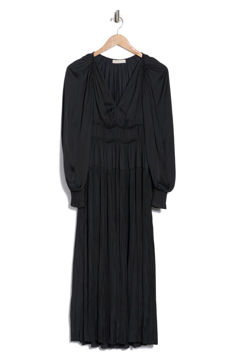 Ulla Johnson Laraline Long Sleeve Dress, Alternate, color, Noir