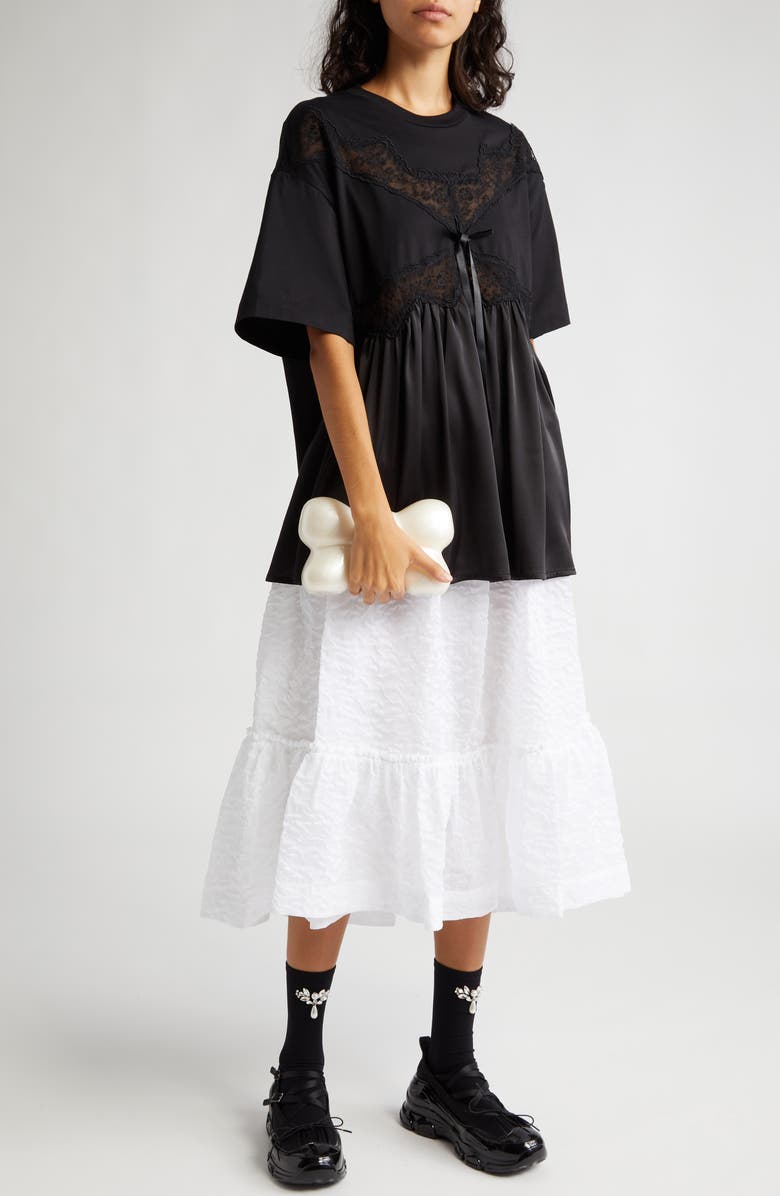 Simone Rocha Bow Acrylic Clutch, Alternate, color,