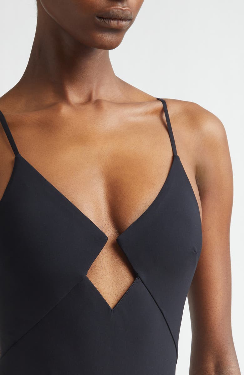 Zimmermann Roselight Diamond Wire One-Piece Swimsuit, Alternate, color, Black