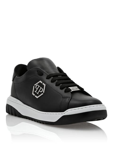 Leather Lo-Top Sneakers Skull&Bones Men