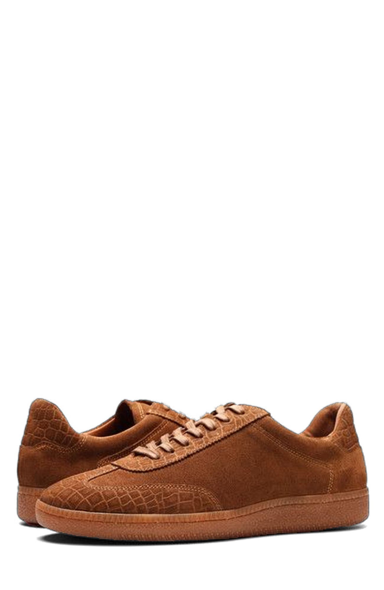 CARLOS SANTANA Crosby Sneaker, Alternate, color, Tabacco Brown Suede