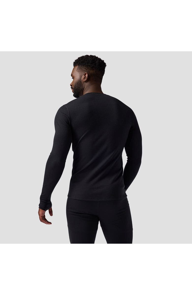 Backcountry Cedars Rws Merino Mid-Wt Baselayer Crew Top - Men's, Alternate, color, Black