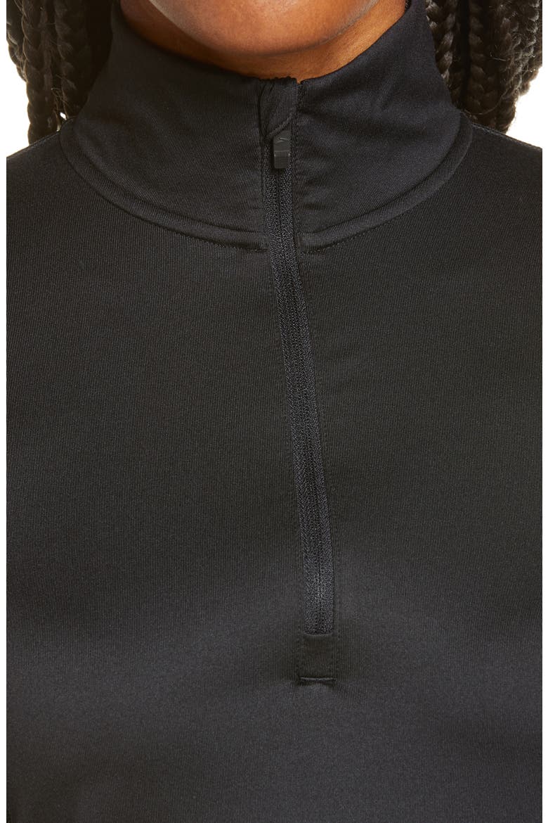 Dash Half Zip Pullover, Alternate, color, BLACK