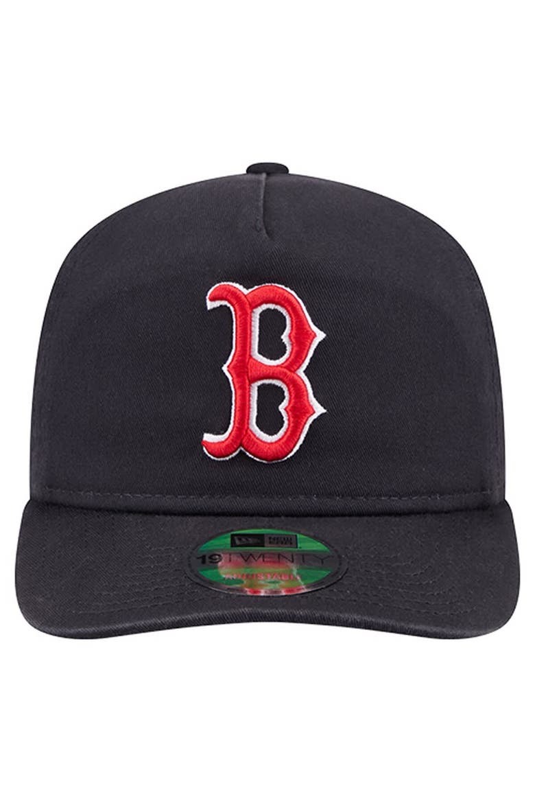 Men's New Era  Navy Boston Red Sox Team 19TWENTY Adjustable Hat, Alternate, color, Navy