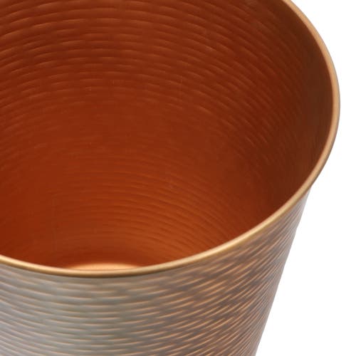 Happimess Remi Modern Classic Textured Steel 2-gallon Wastebasket
