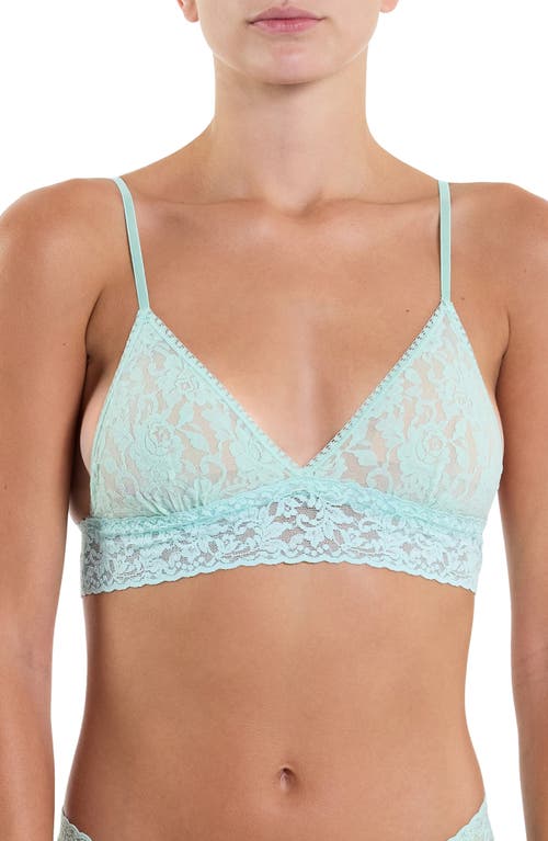 Hanky Panky Signature Lace Padded Triangle Bralette In Pistachio