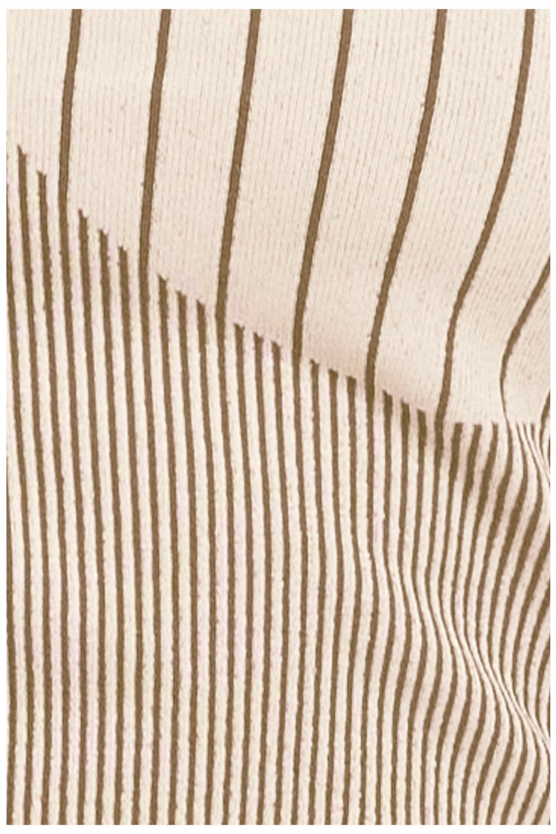 Saint Mixed Stripe Sweater Tank Top, Alternate, color, BEIGE