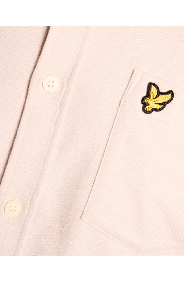 Lyle & Scott Long Sleeve Flannel Shirt, Alternate, color, Putty