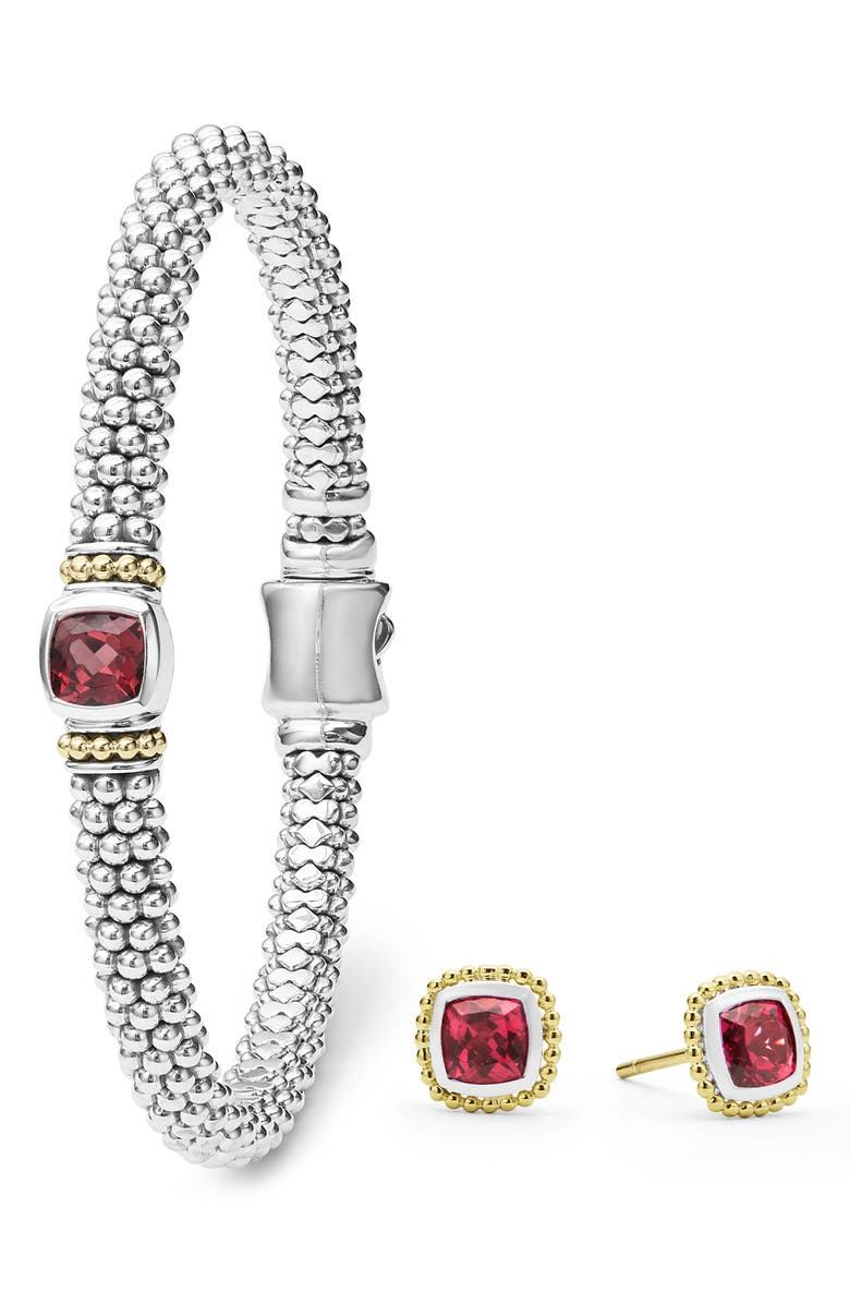 LAGOS Rittenhouse Stud Earrings & Rope Bracelet Set, Main, color,