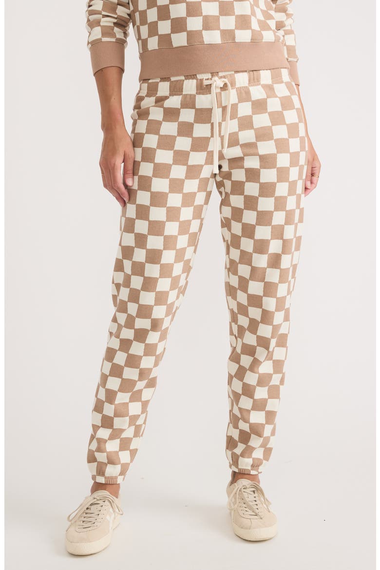 Anytime Checkerboard Joggers, Main, color, CHECKER