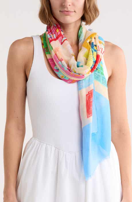 Kate Spade New York concierge brochure oblong scarf