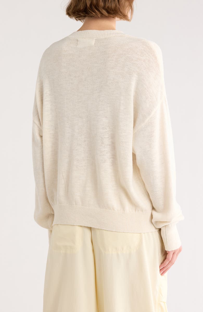 Spiritual Gangster Carpe Diem Venice Sweater, Alternate, color, White