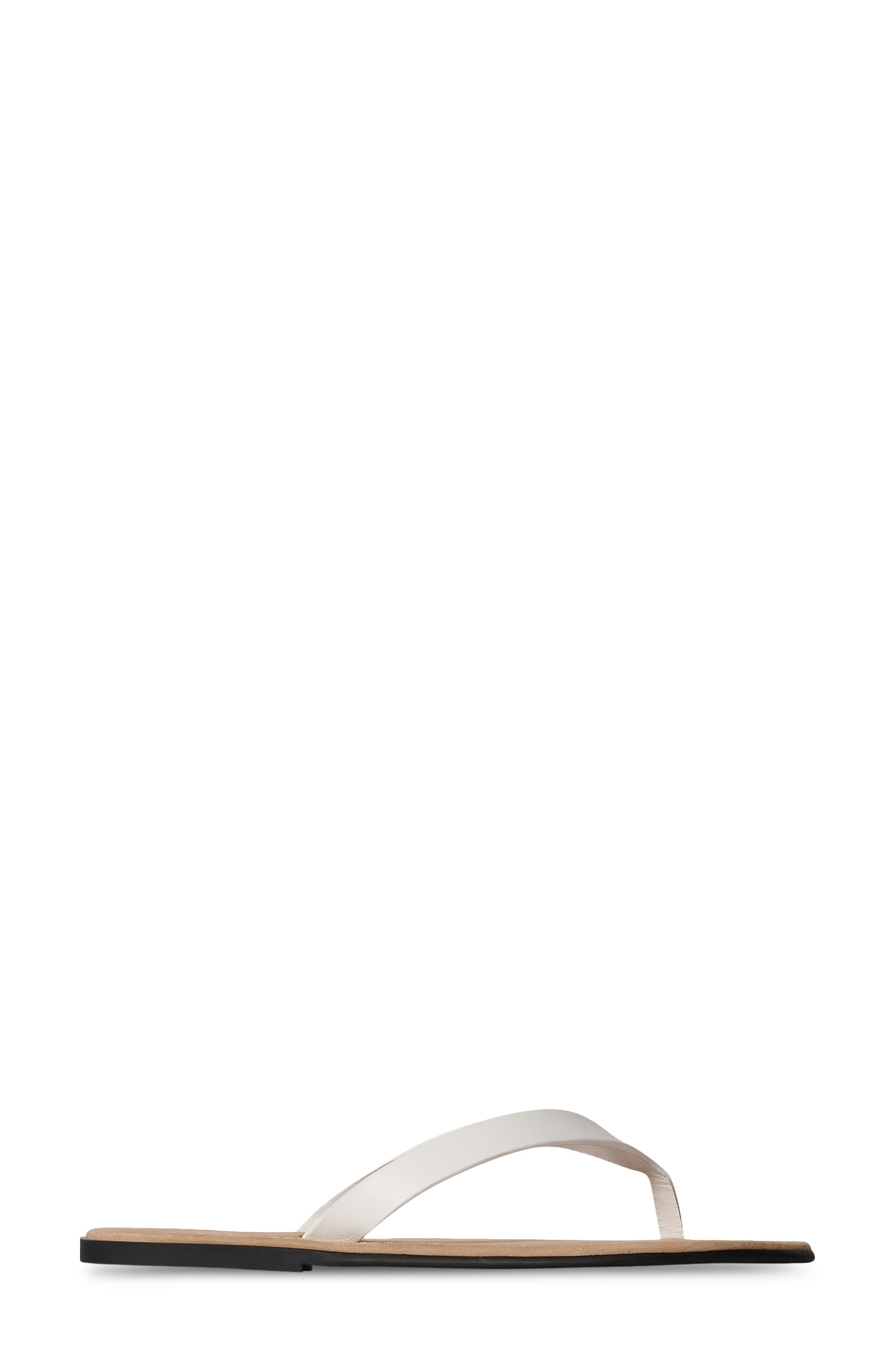 The Row Beach Flip Flop, Alternate, color, Optic White
