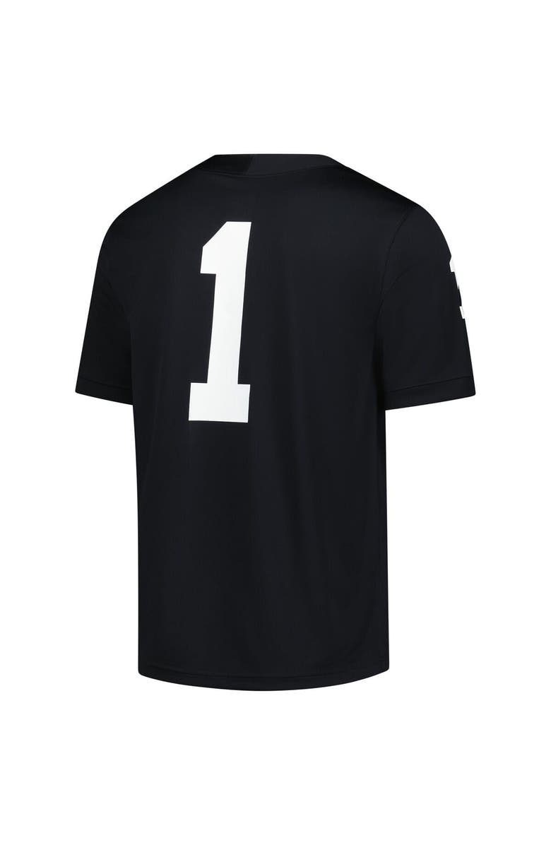Nike Men's Nike #1 Black Vanderbilt Commodores Untouchable Replica Game Jersey, Alternate, color, Black