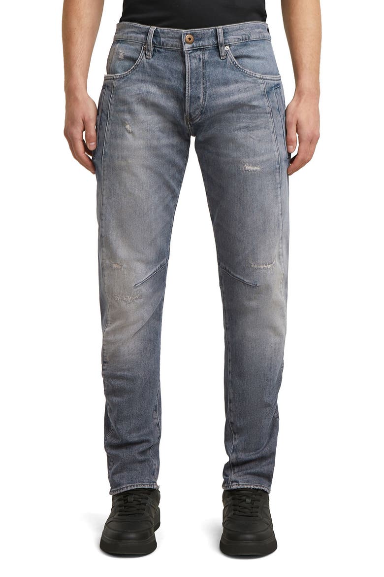 Contour 3D Regular Fit Jeans, Main, color, WORN IN ELECTRIC BLUE RESTORED