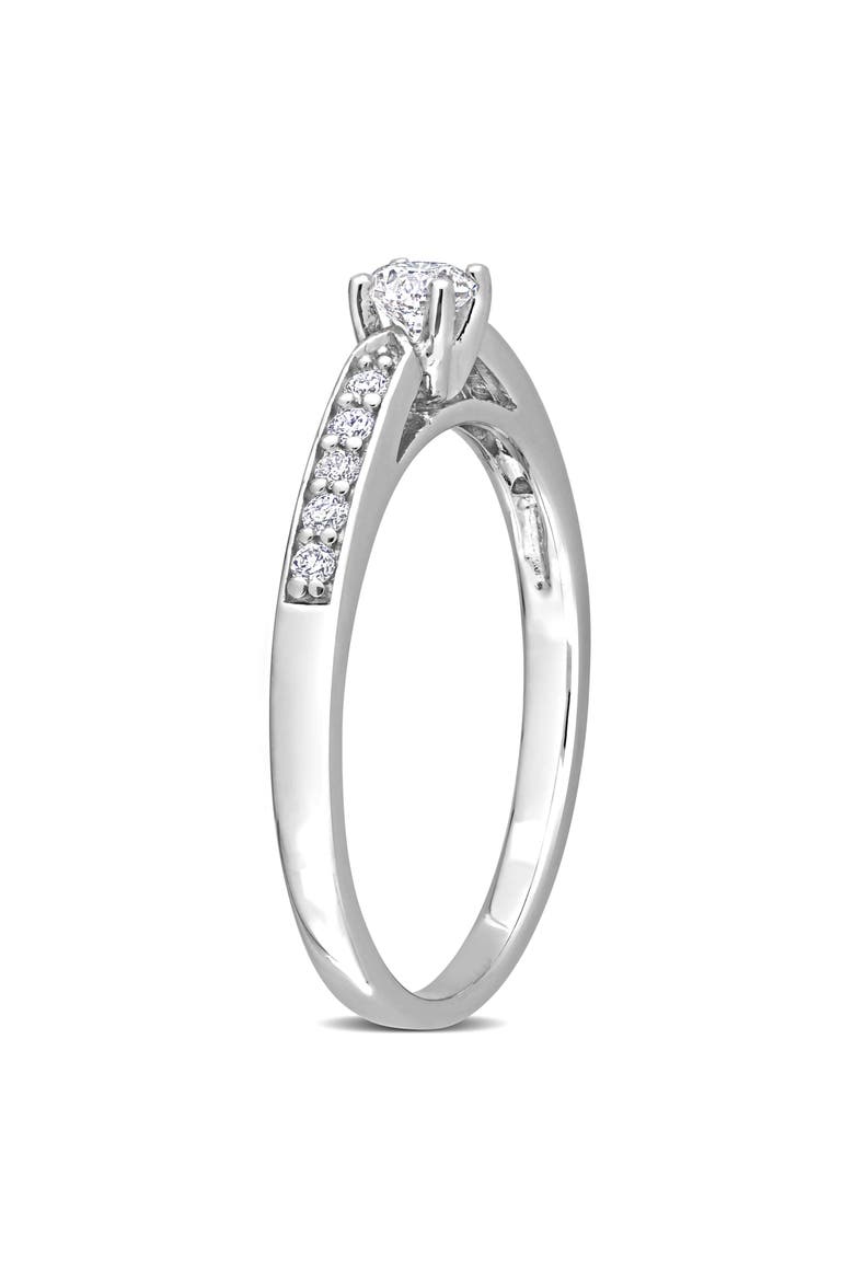Diamond Engagement Ring - 0.32ctw, Alternate, color, WHITE