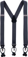 Ascentix Men's Classic Stretch 1 3/8 inch Convertible Suspenders