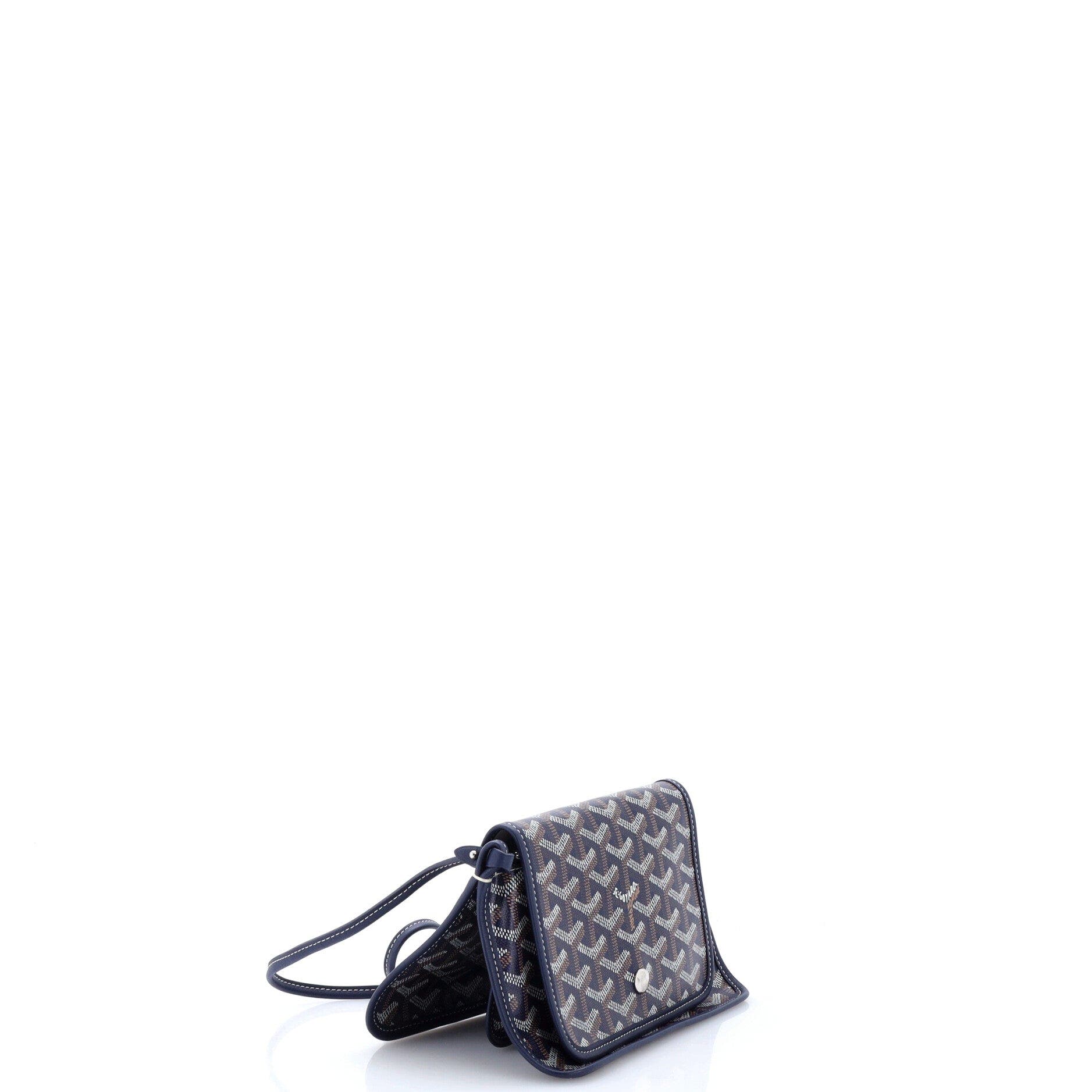 Plumet Clutch Wallet Coated Canvas, Alternate, color, Blue