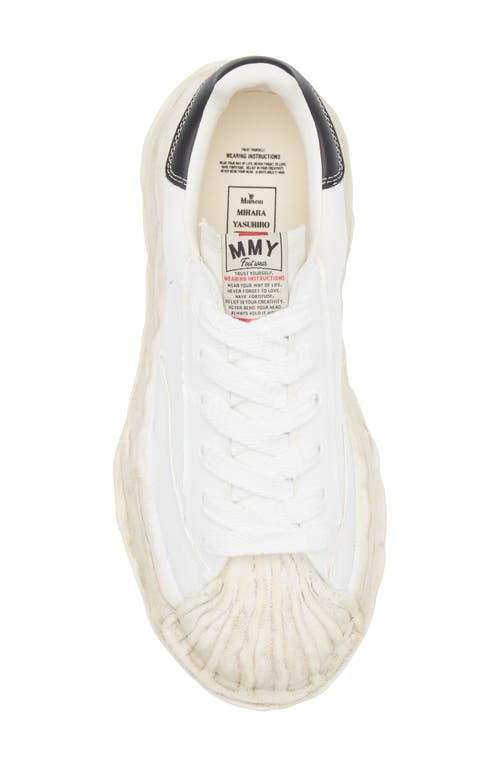 Miharayasuhiro Maison Mihara Yasuhiro Blakey Og Sole Film Canvas Sneaker In White