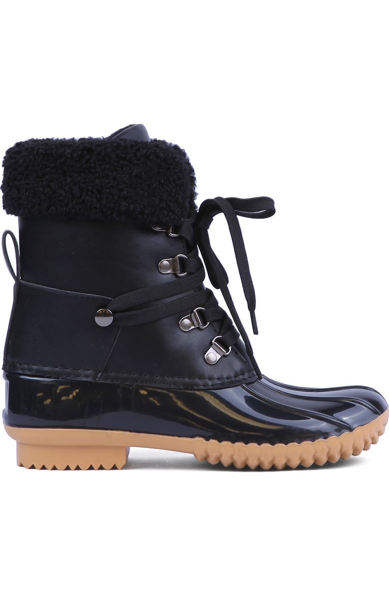 DV by Dolce Vita DV DOLCE VITA Faux Shearling Trim Duck Boot, Alternate, color,