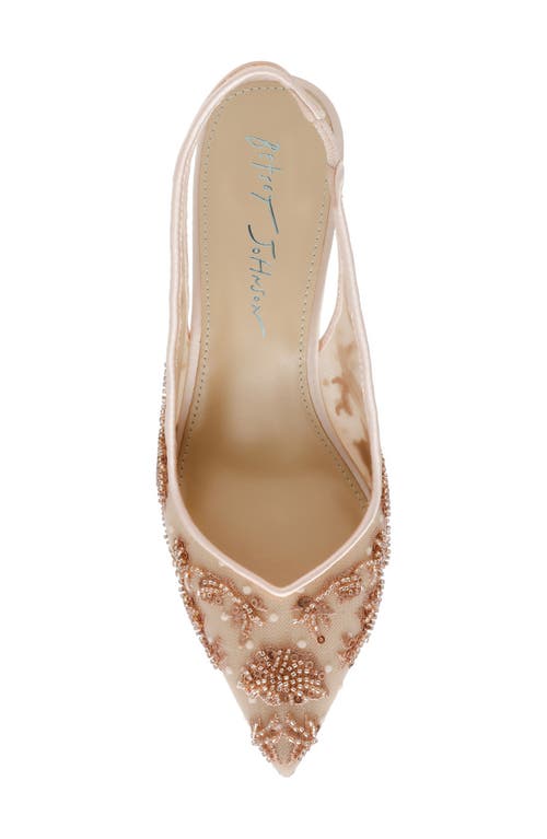 BETSEY JOHNSON BETSEY JOHNSON NIKKI POINTED TOE SLINGBACK PUMP