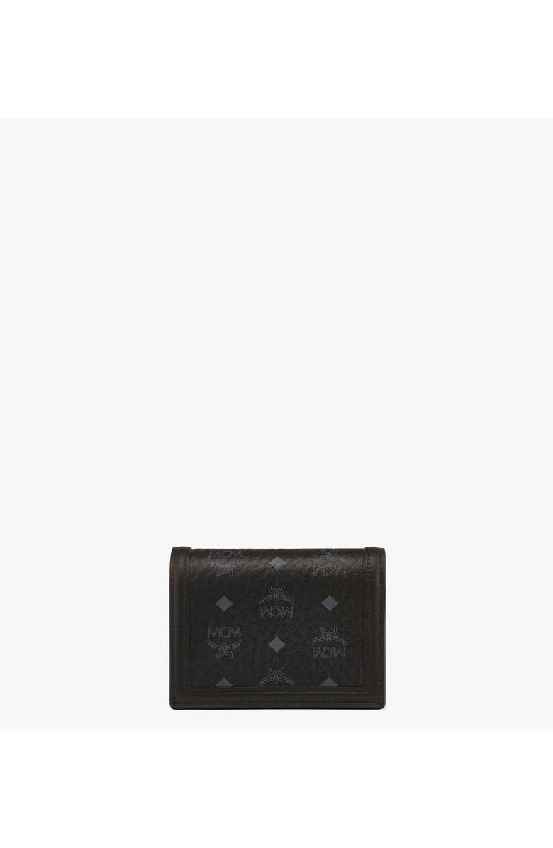 MCM Tracy Wallet in Visetos, Alternate, color, Black