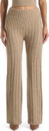 Manière De Voir Elvy Cable Knit Foldover Fit & Flare Bottoms