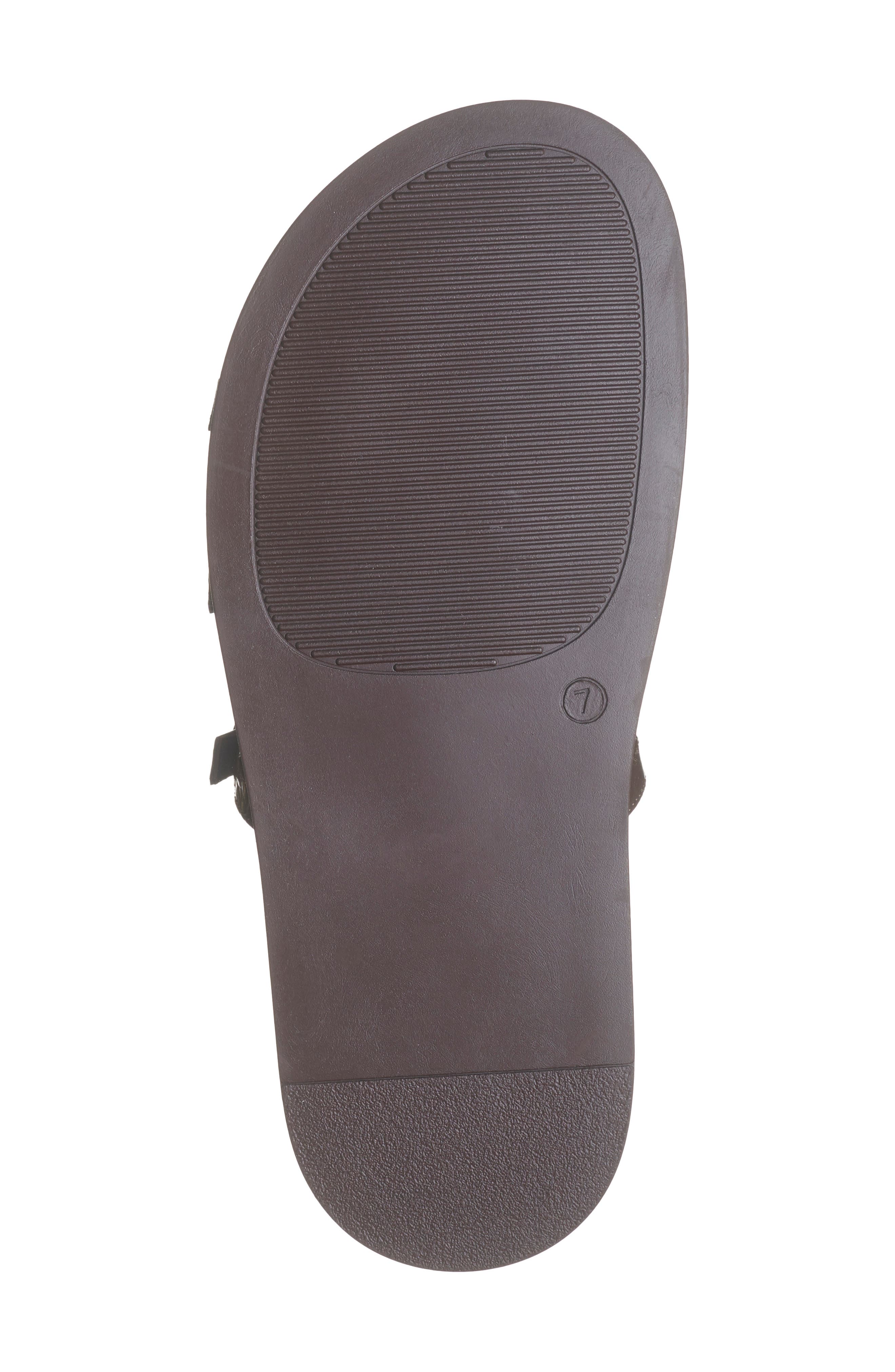 Abound Aimee Slide Sandal, Alternate, color, Brown Chocolate Croco