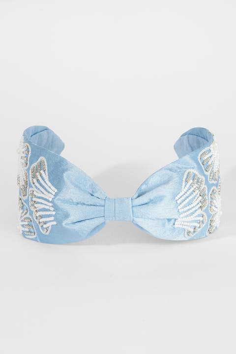 Flora Embellished Knotted Hair Band