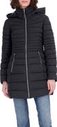 Nautica Stretch Puffer Jacket with Removable Hood