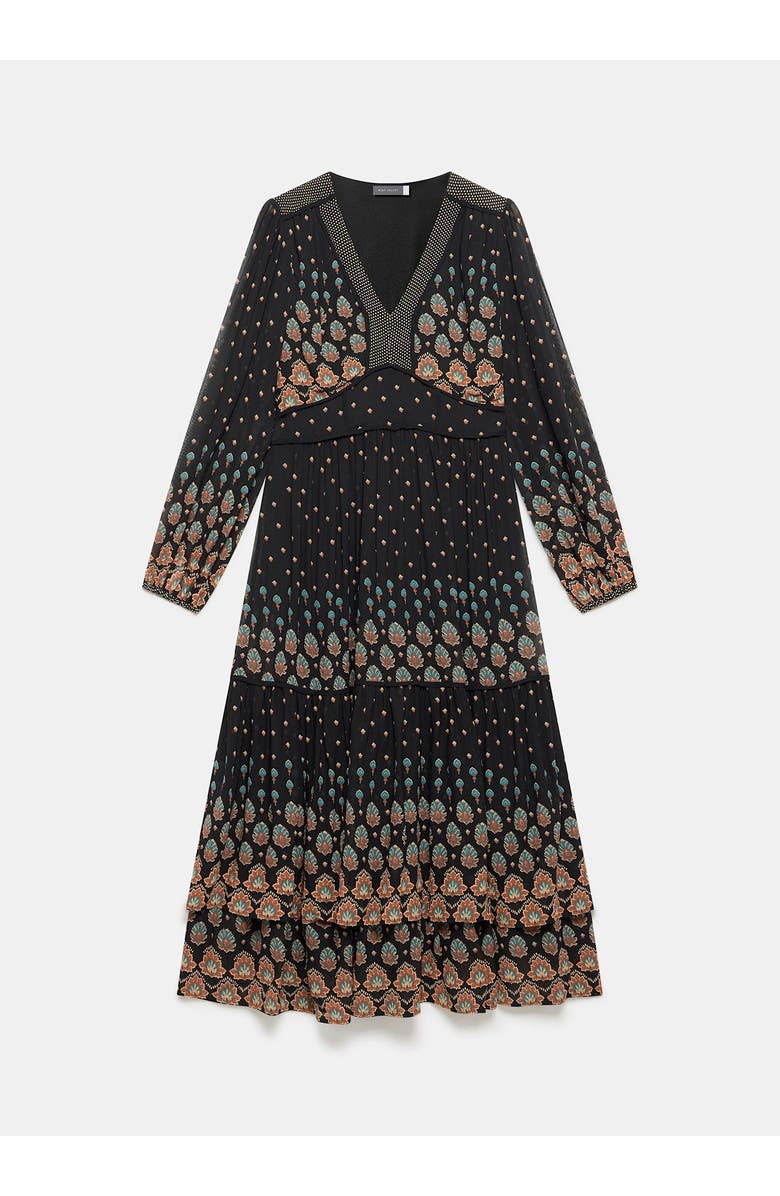 MINT VELVET Boho Print Maxi Dress, Alternate, color, Black