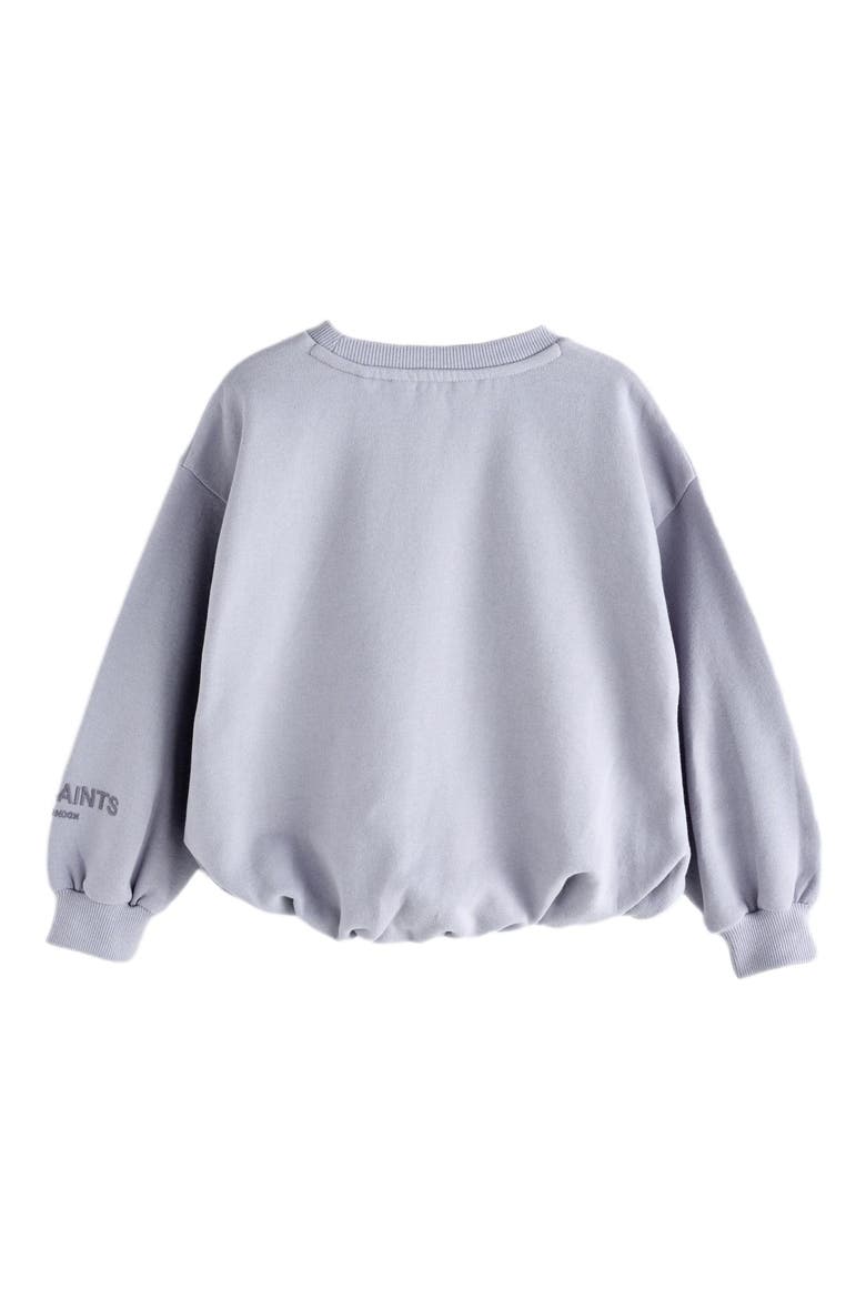 Kids' Bubble Hem Sweatshirt, Alternate, color, GREY