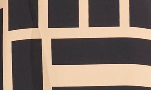 Donna Morgan For Maggy Stripe Maxi Dress In Brown