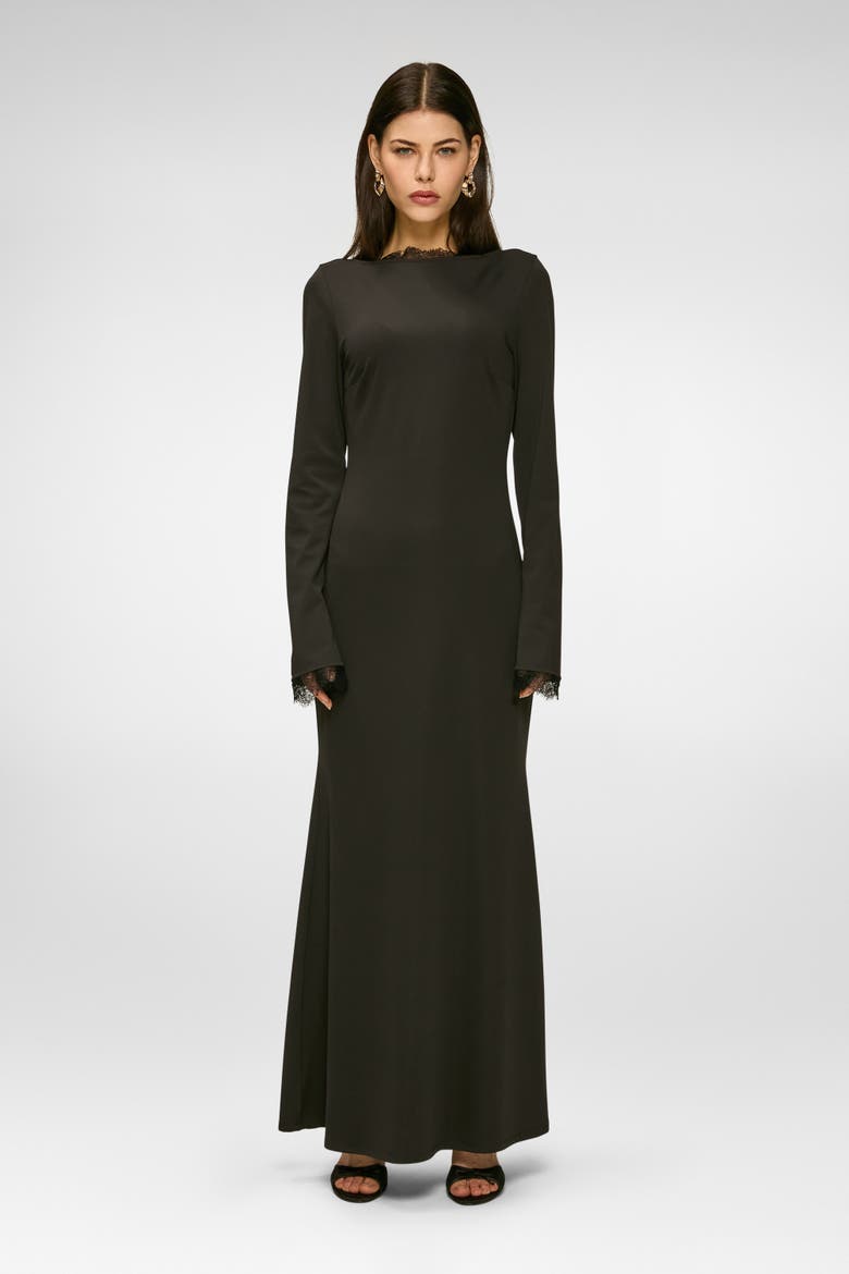 Maryam Dress, Main, color, Black