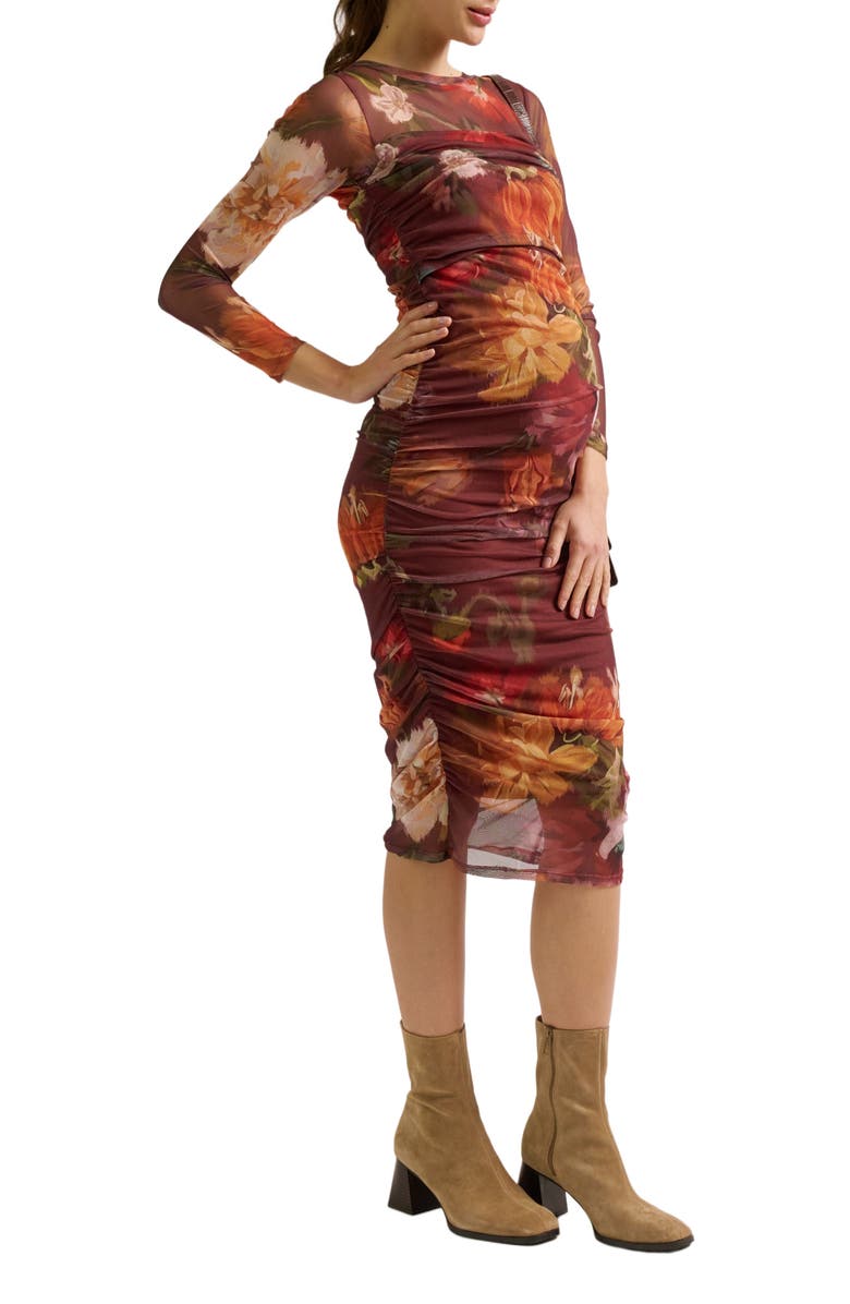 Cache Coeur Vanessa Maternity & Nursing Dress, Alternate, color, Multicolor