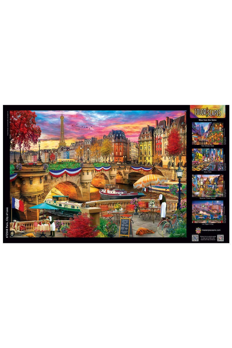 Paris, City of Love 1000 Piece Puzzle, Alternate, color, Multicolor