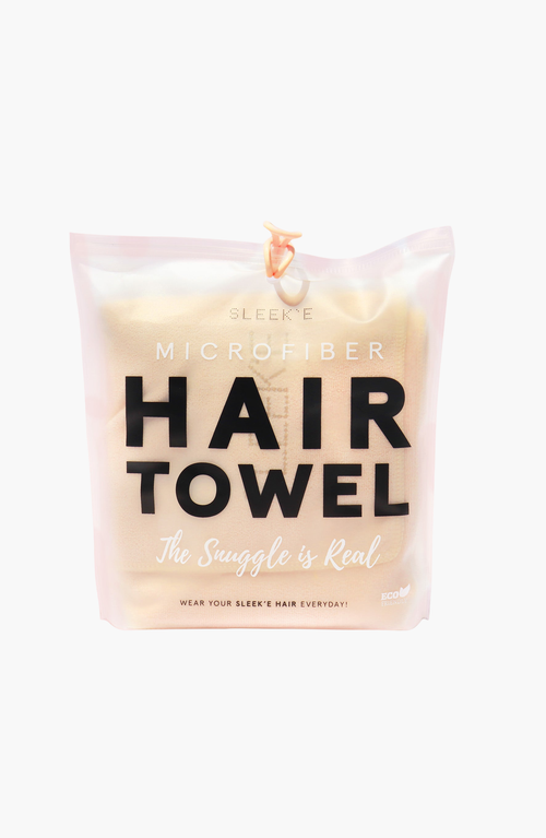 Sleeke Hair Microfiber Hair Towel In Sand