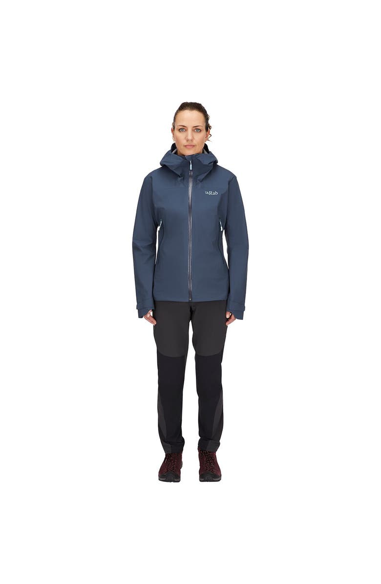 Rab Downpour Light Jacket - Women's, Alternate, color, Tempest Blue