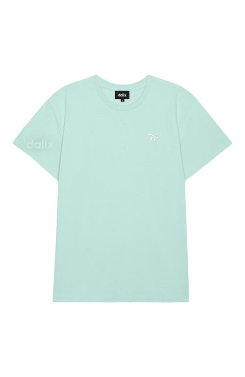 Dalix Womens Bow Lightweight Everyday Tee In Blue