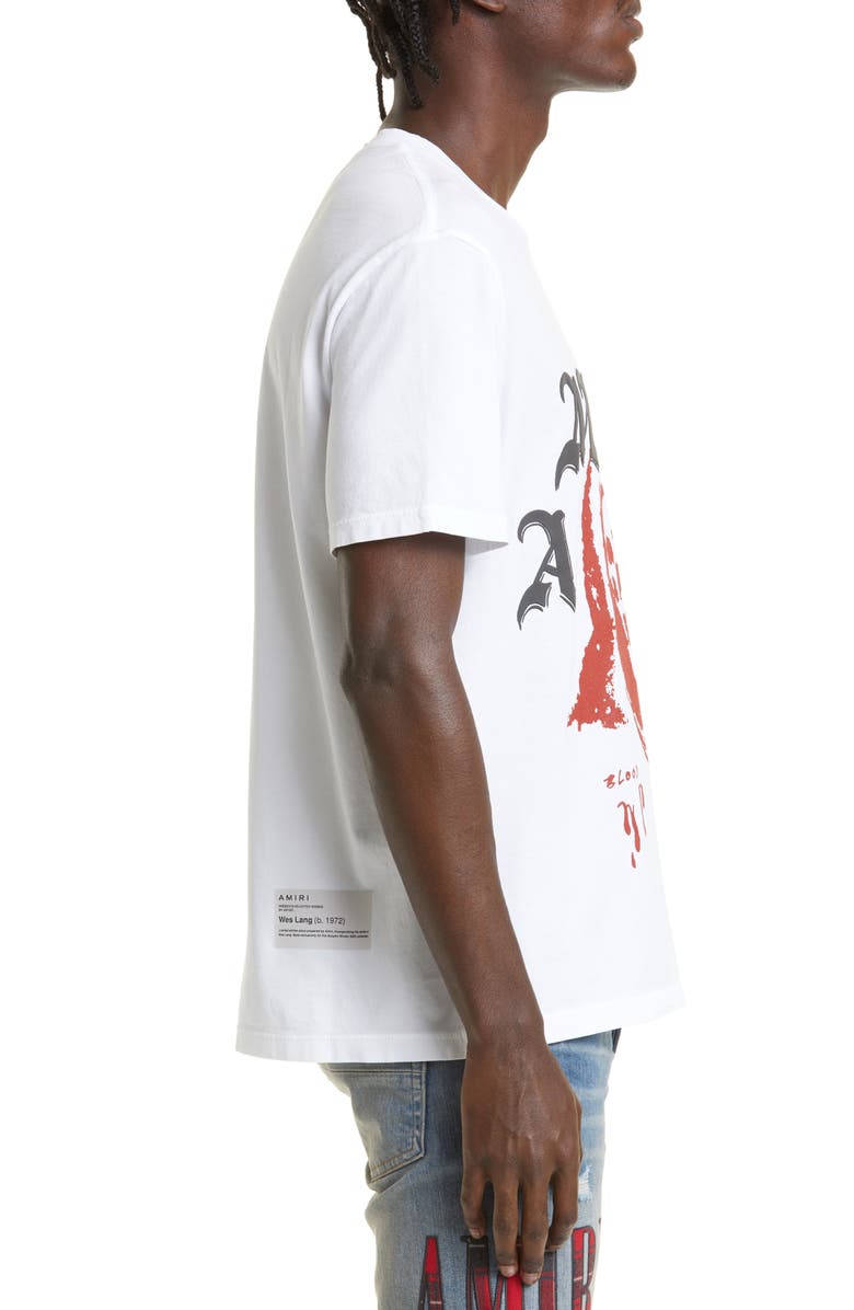AMIRI x Wes Lang Solar Kings Cotton Graphic Tee, Alternate, color, 